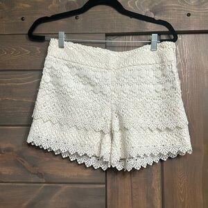 LOFT Riviera lace shorts, size 2